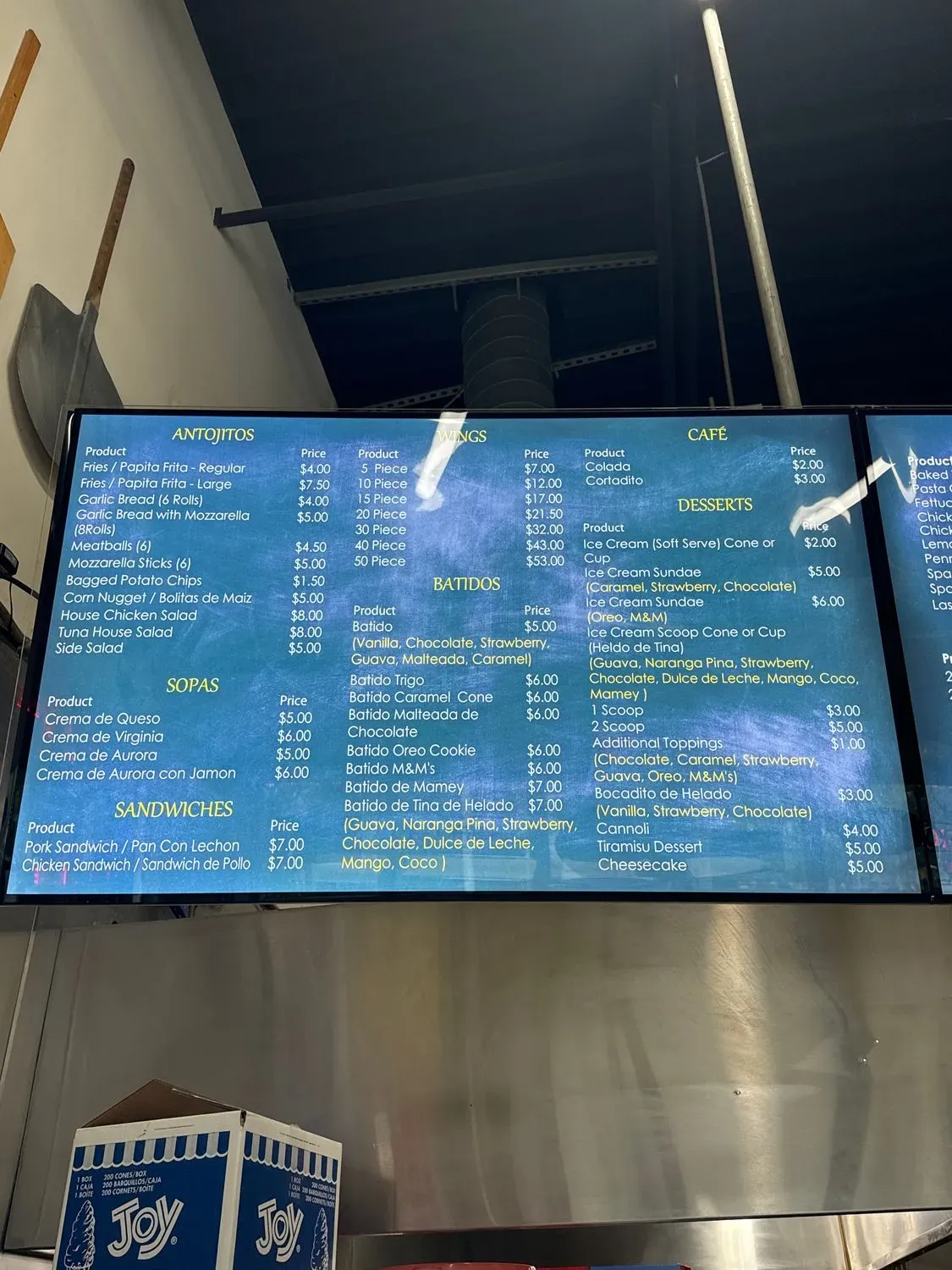 Menu 3