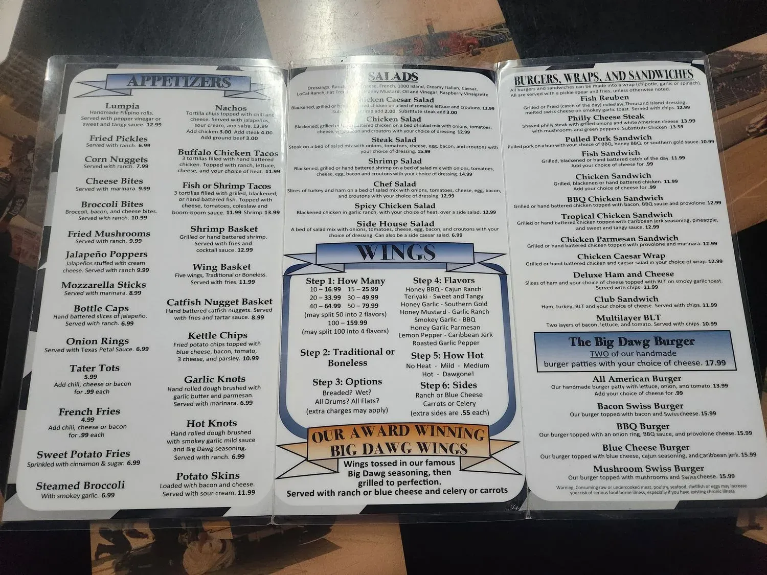 Menu 3