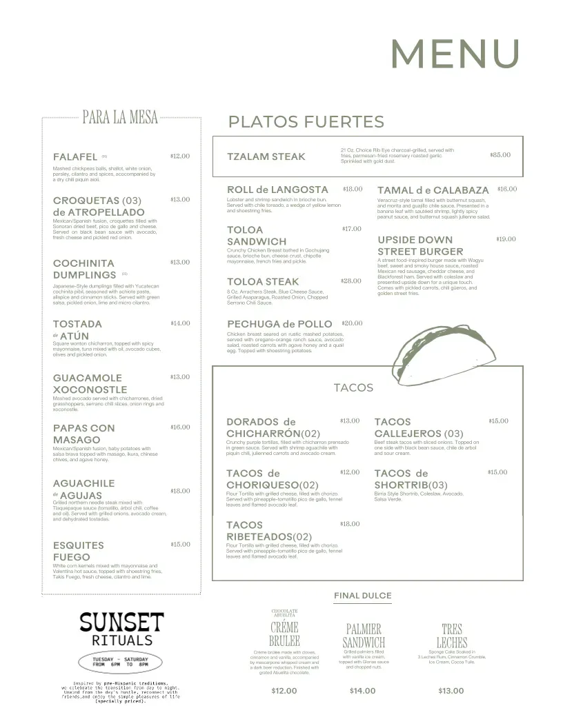 Menu 2