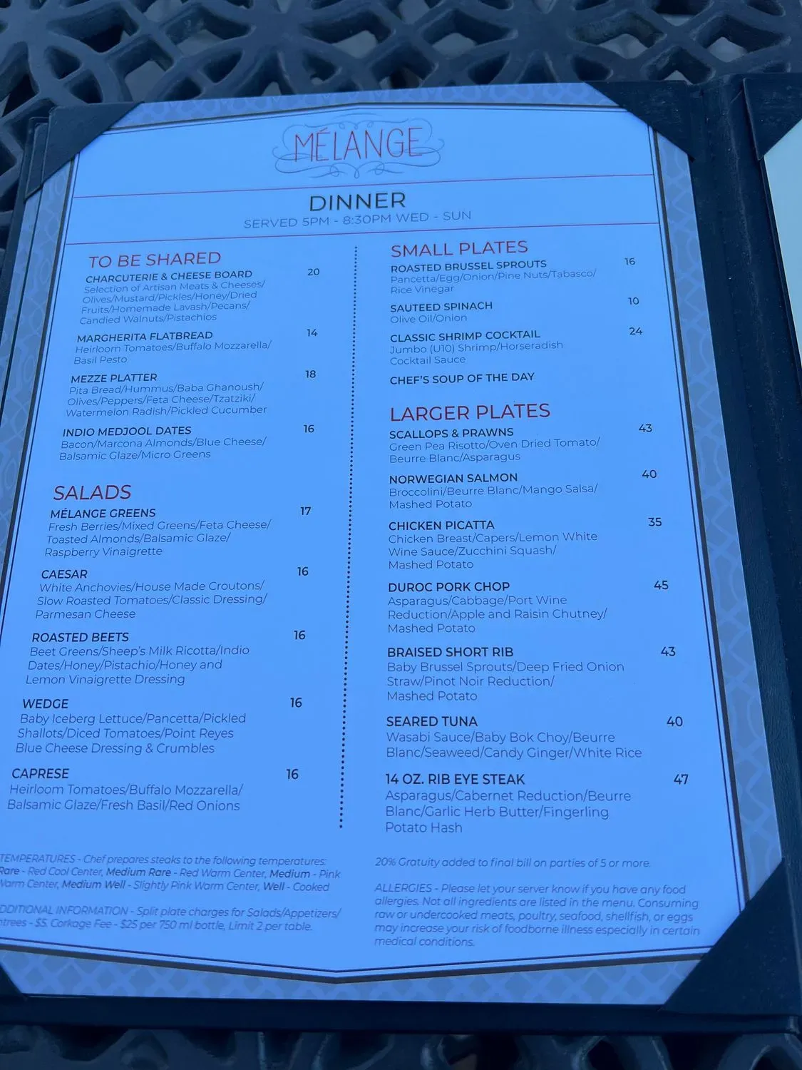 Menu 4