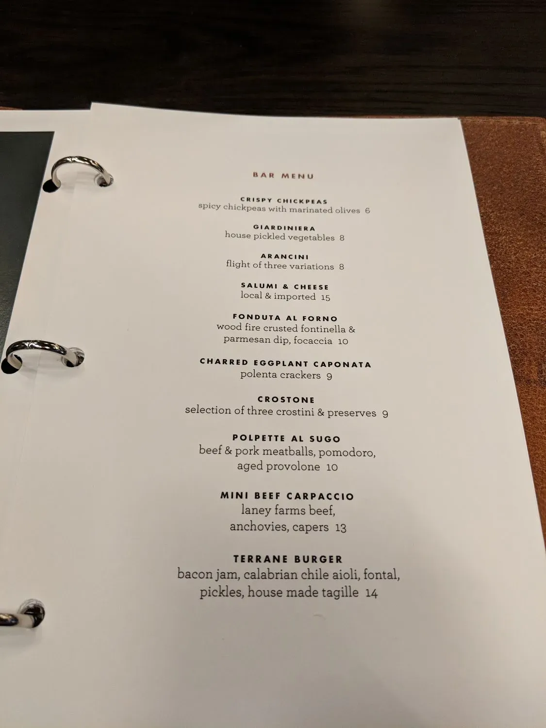 Menu 6