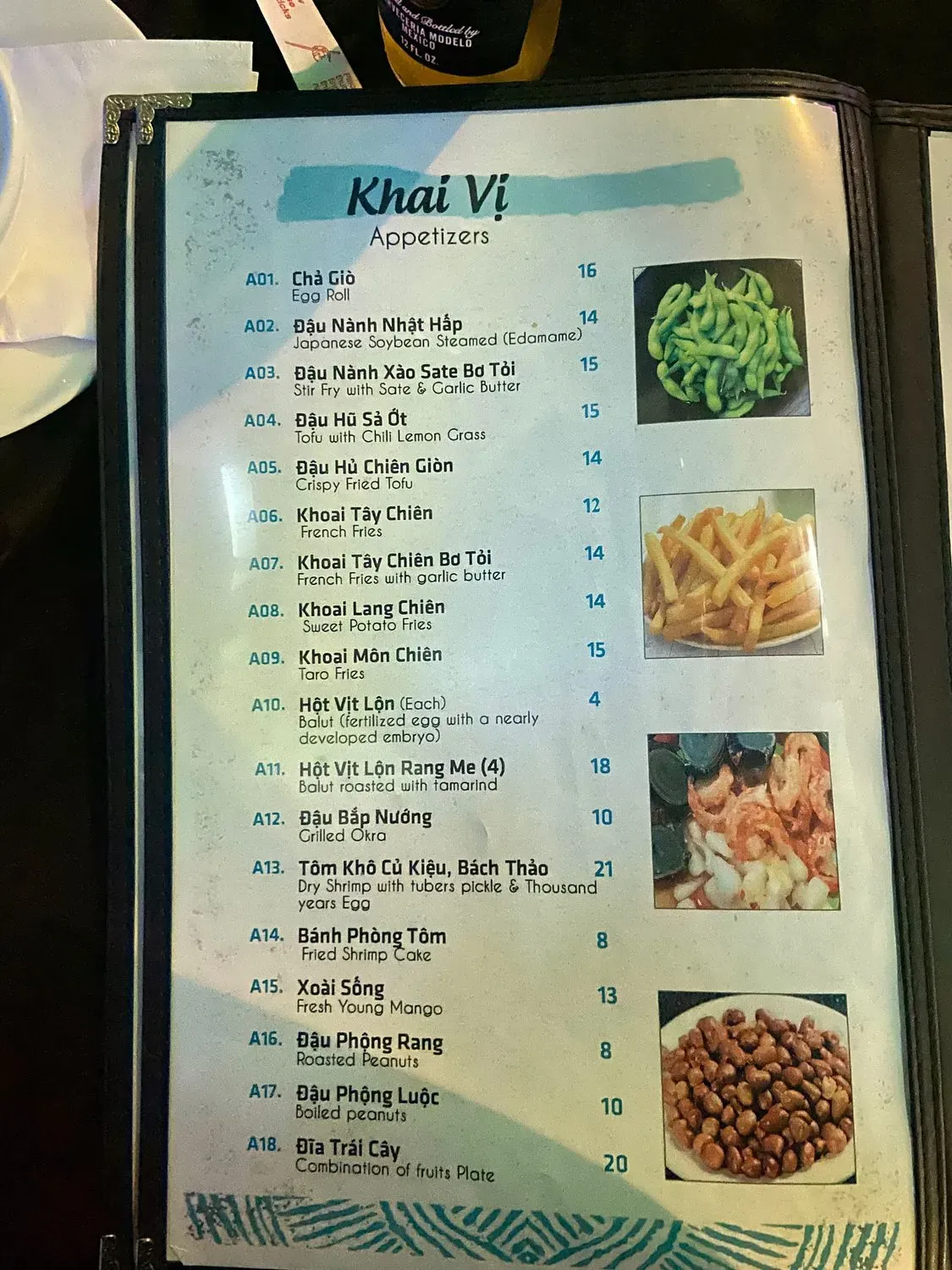 Menu 4