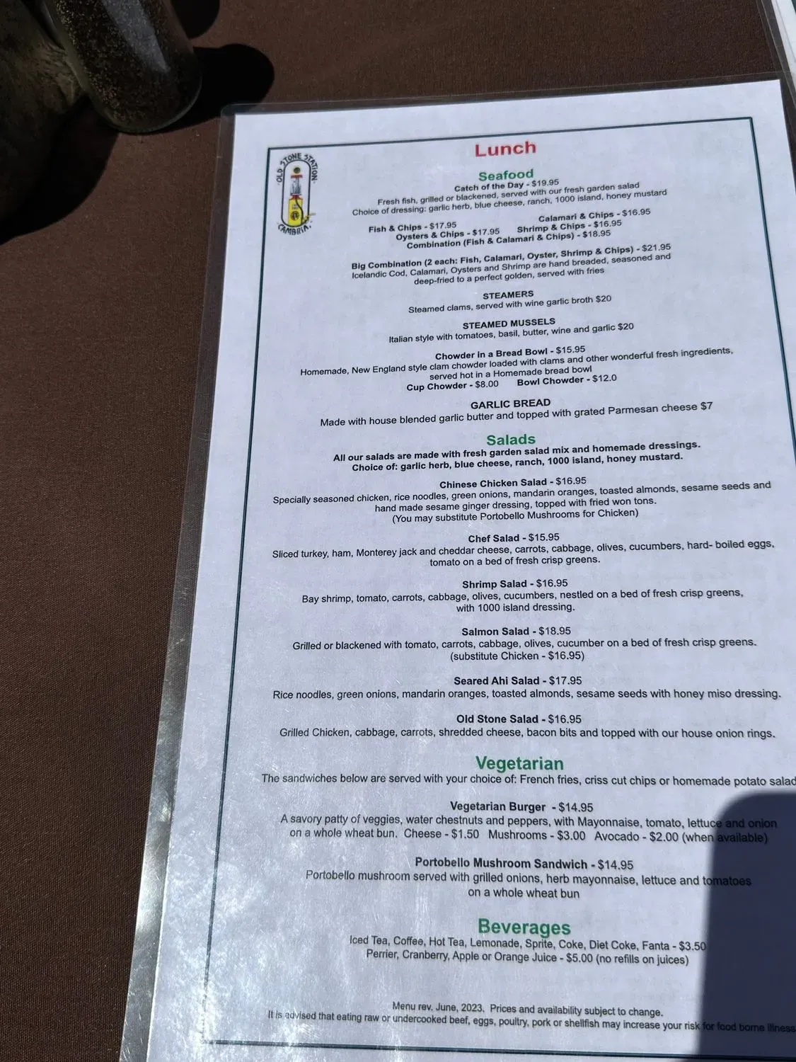 Menu 5