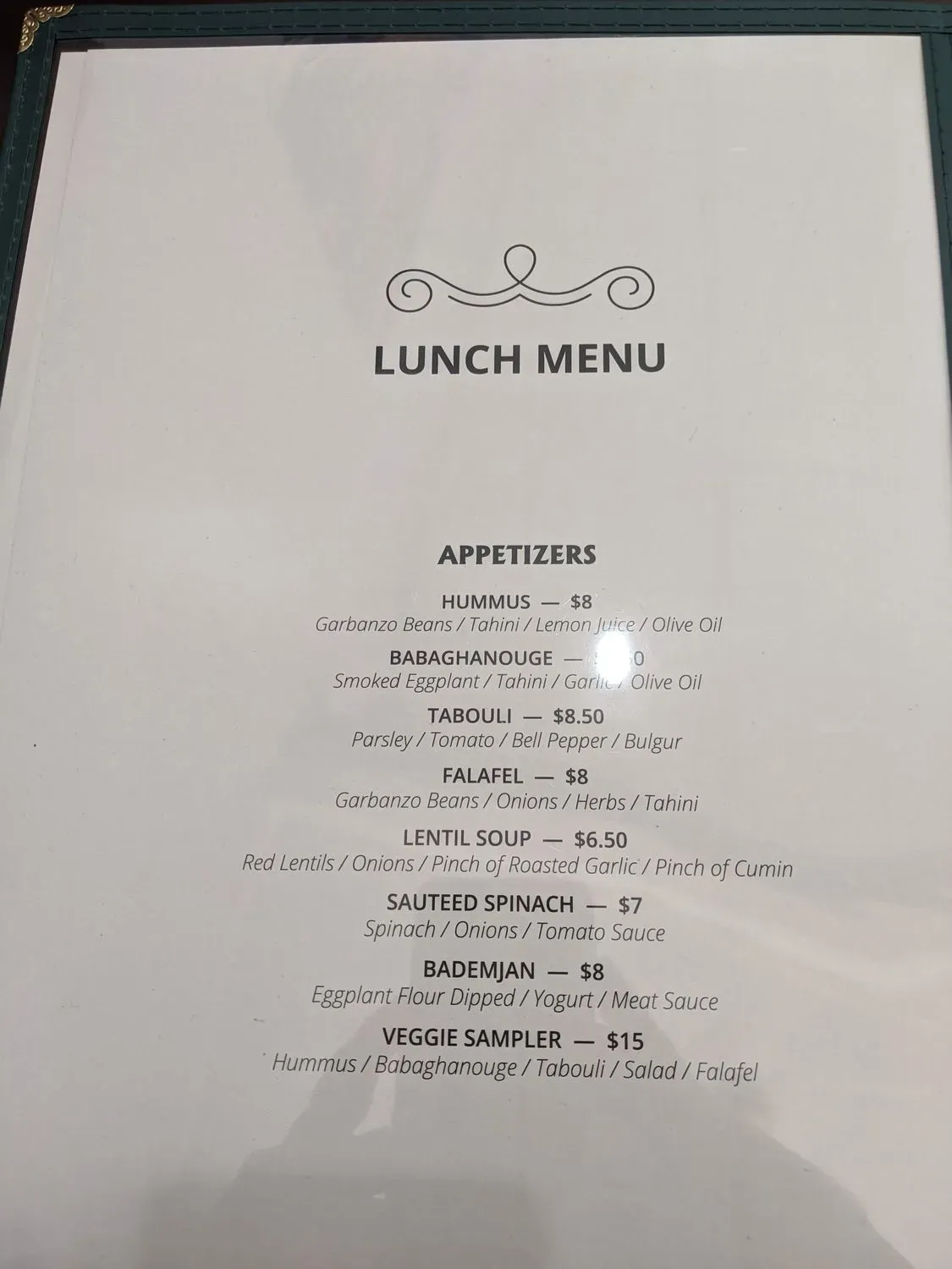 Menu 5