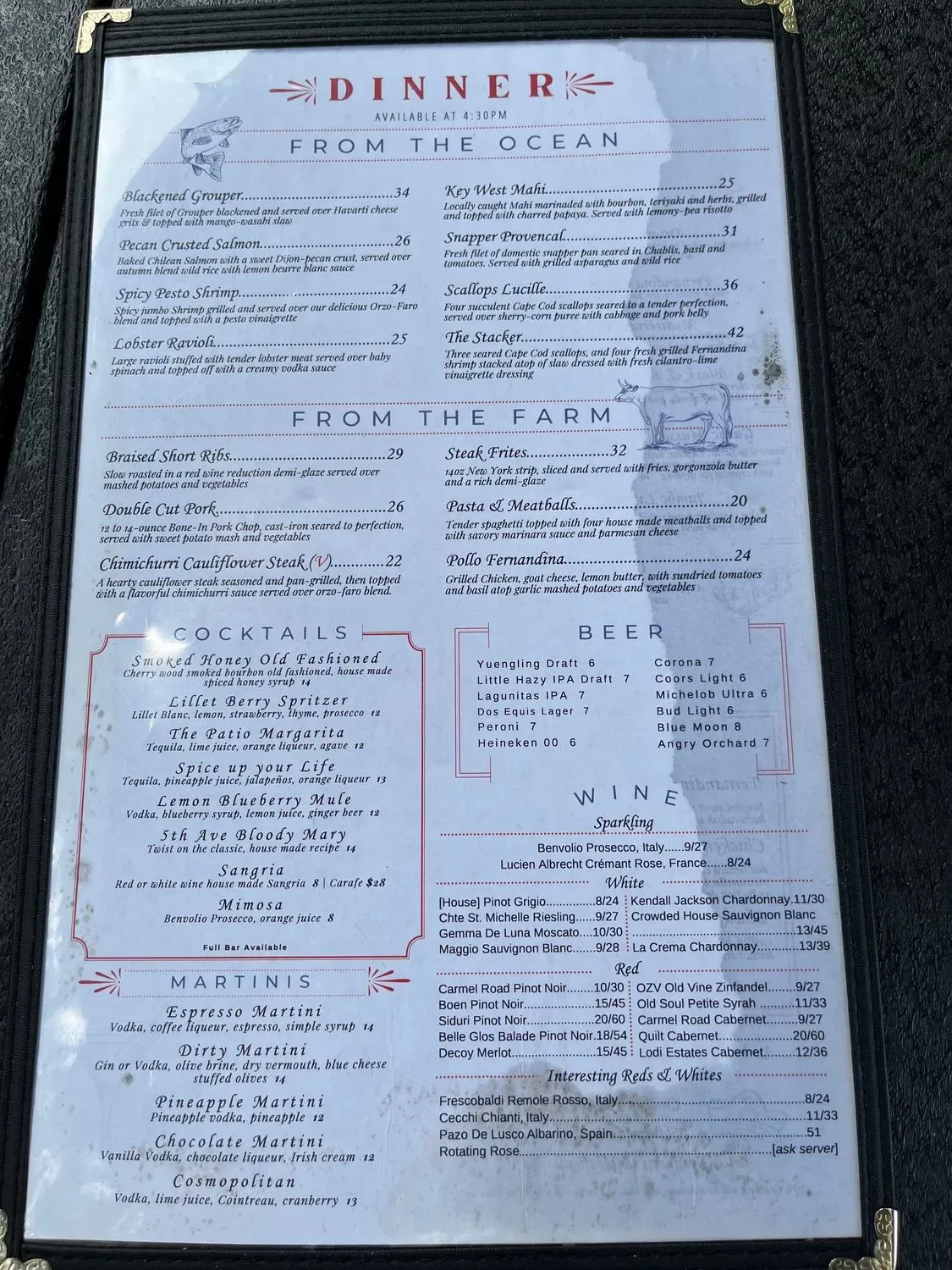 Menu 6