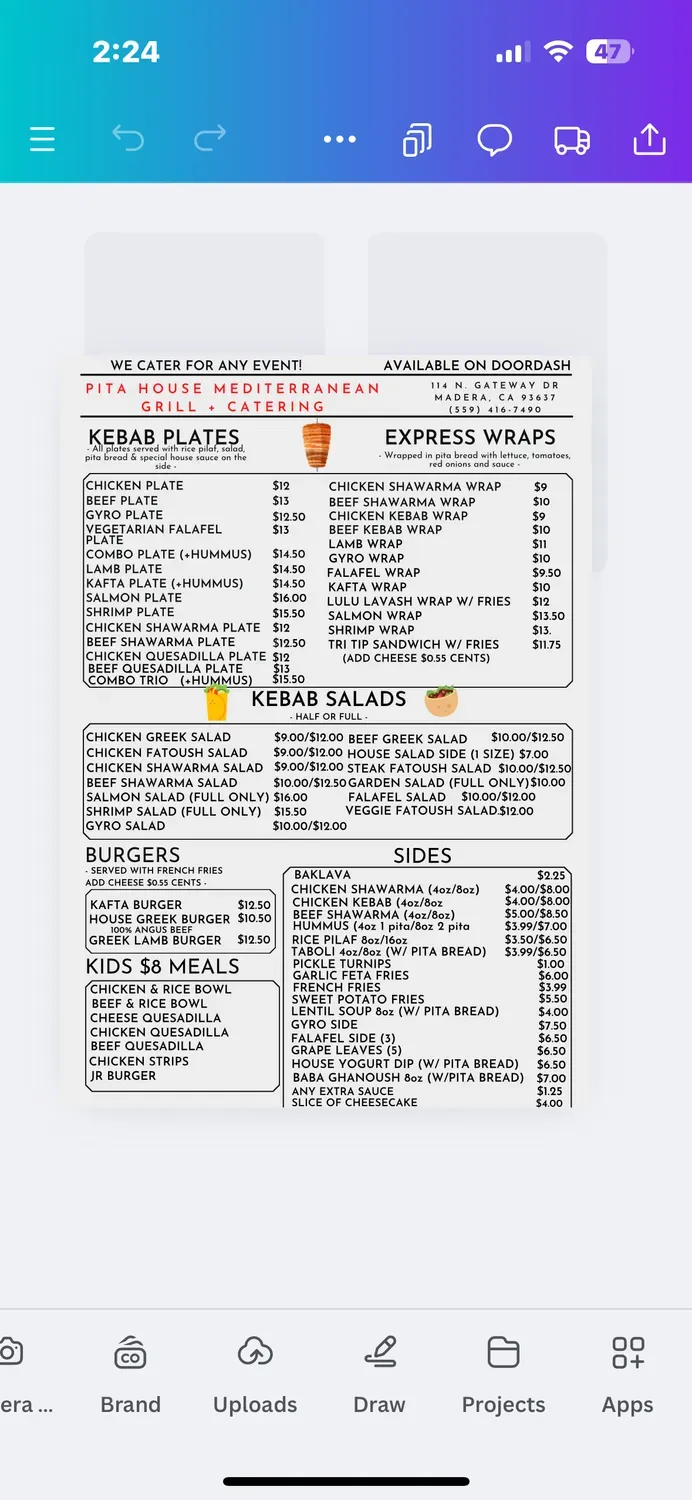 Menu 2