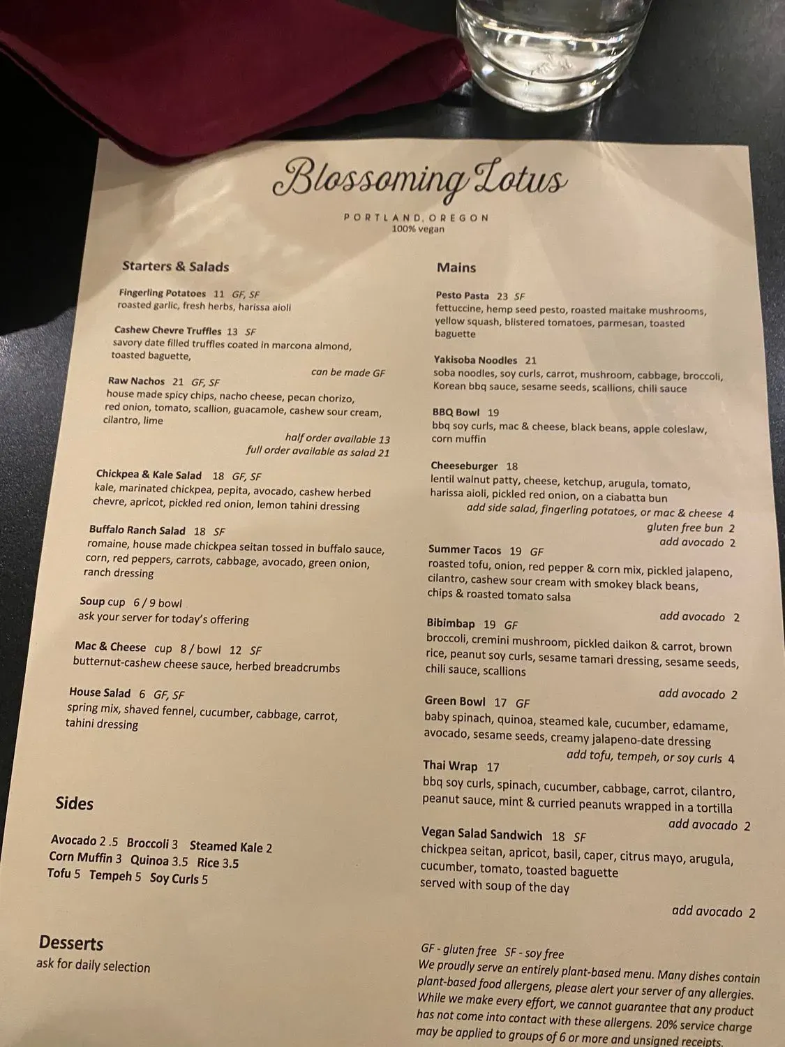 Menu 4