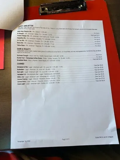 Menu 6