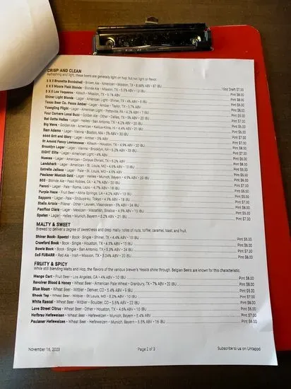 Menu 4