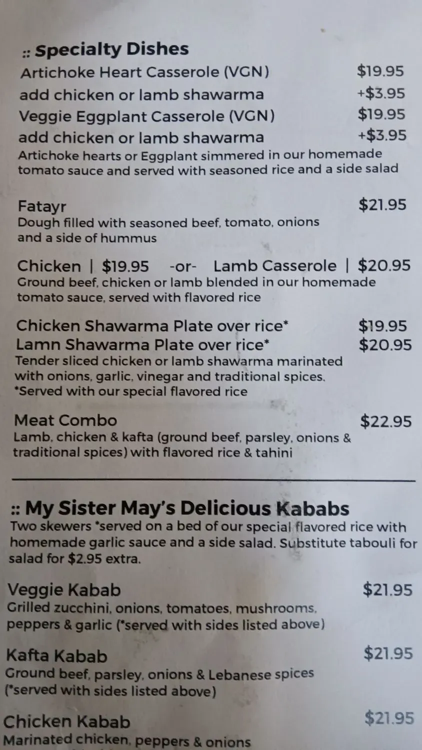 Menu 2