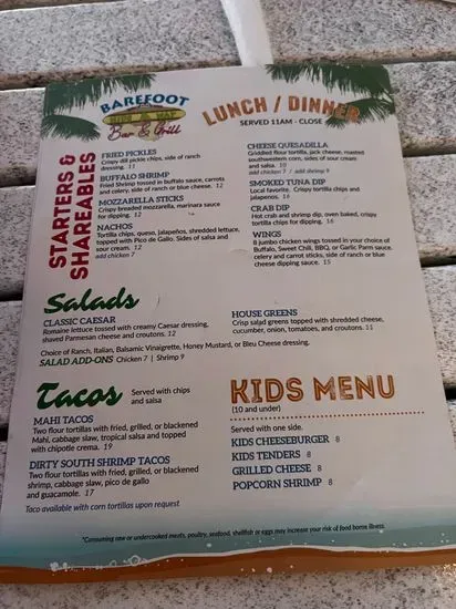 Menu 4