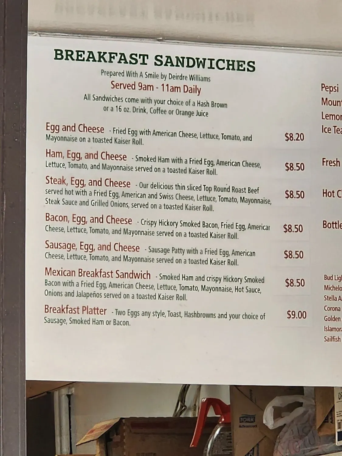 Menu 2