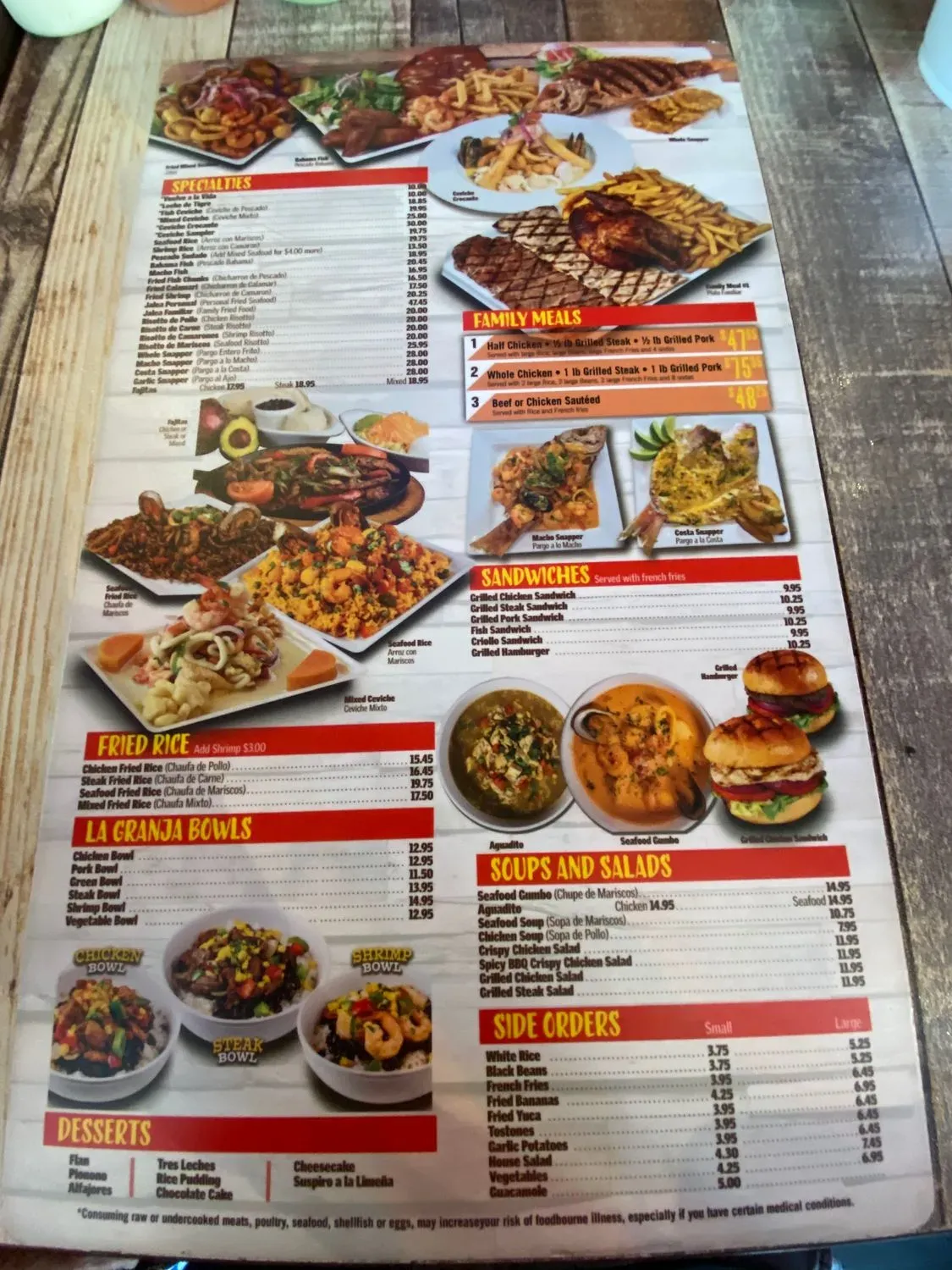 La Granja Restaurant Downtown Miami Menu - Updated November 2025