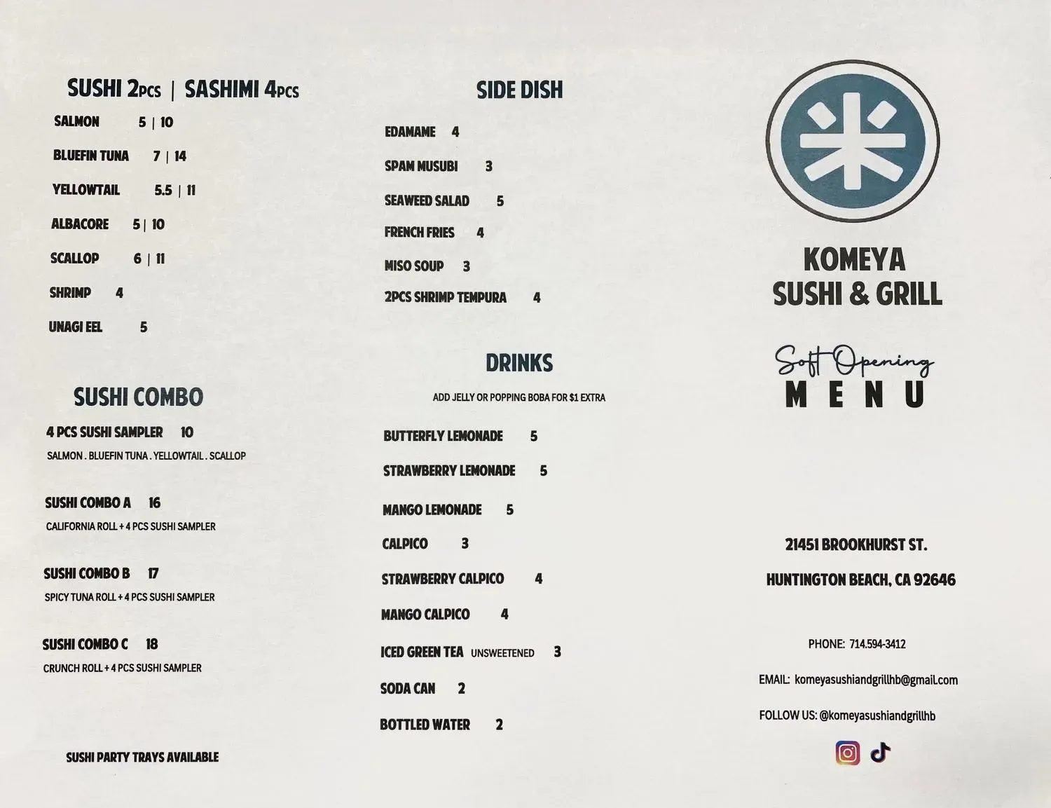 Menu 2