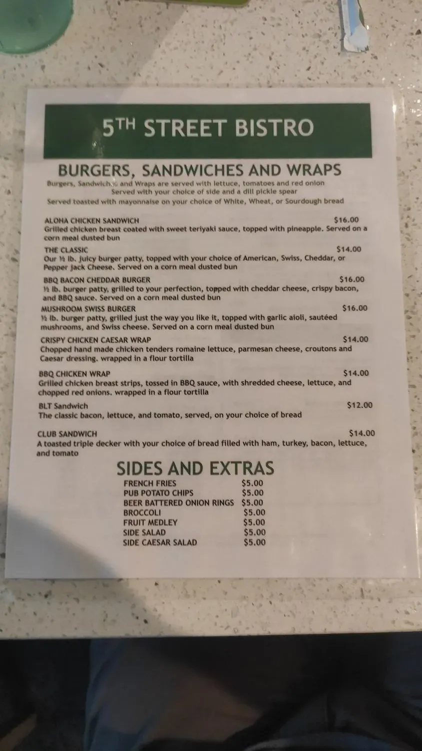 Menu 5