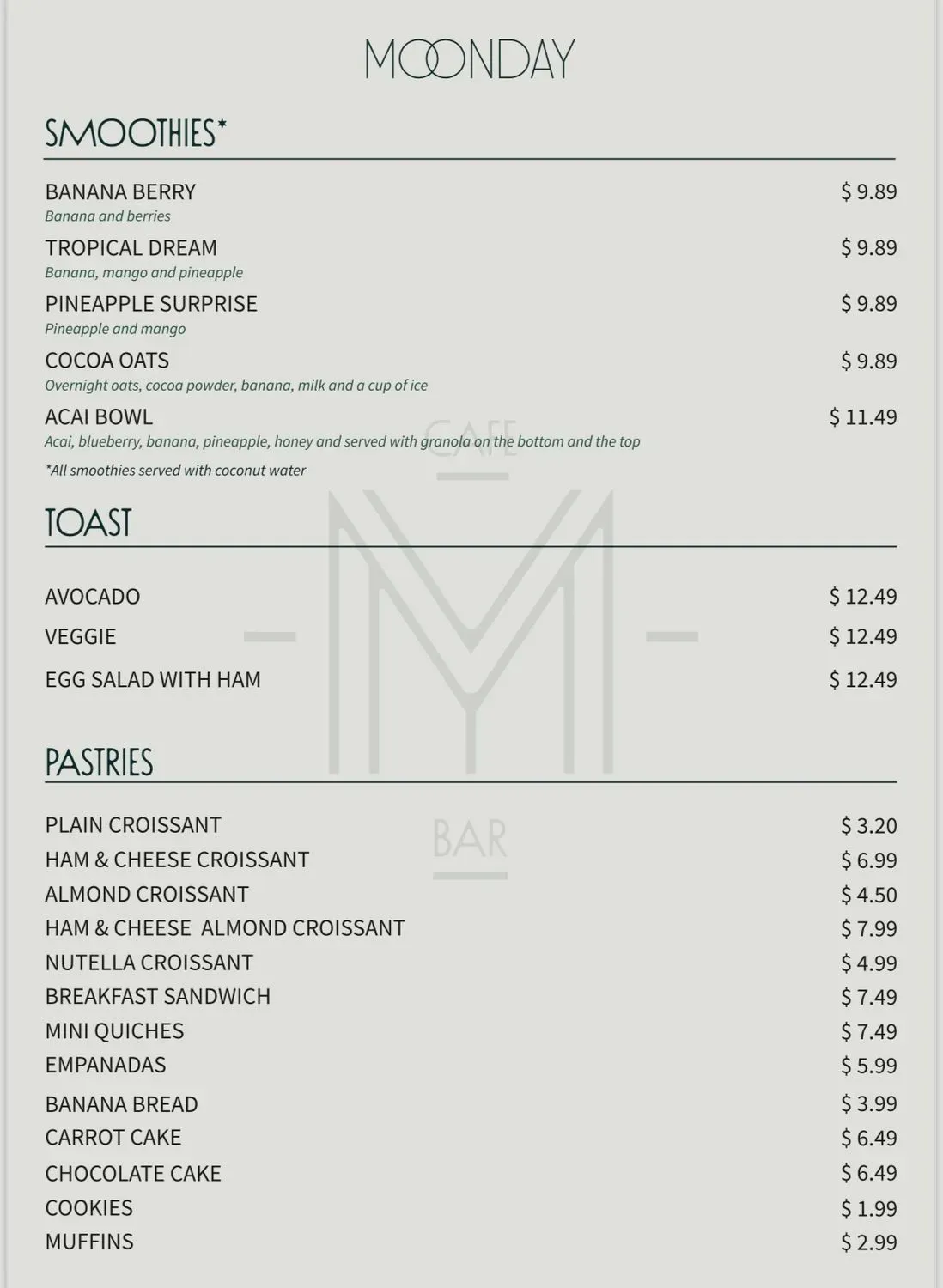 Menu 2