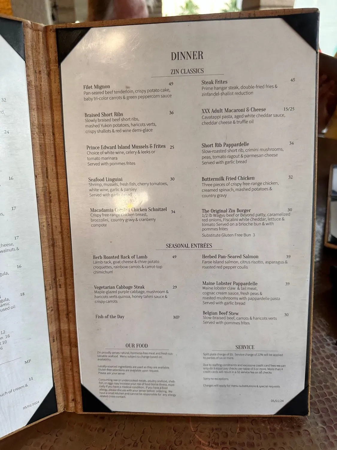 Menu 6