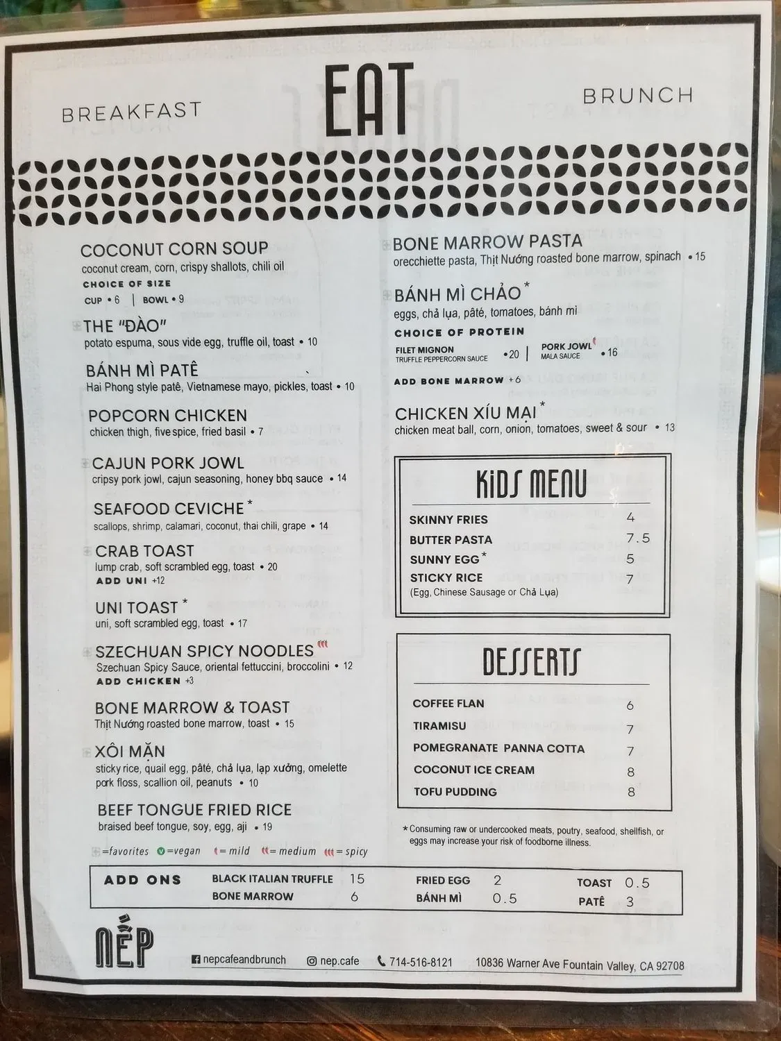 Menu 2