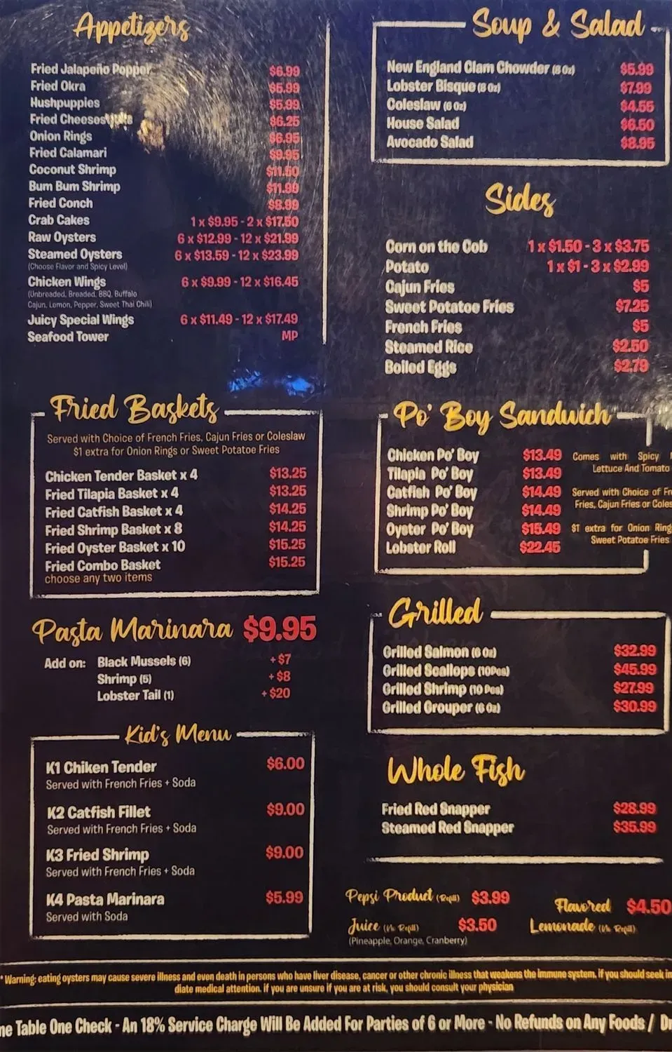 Menu 6