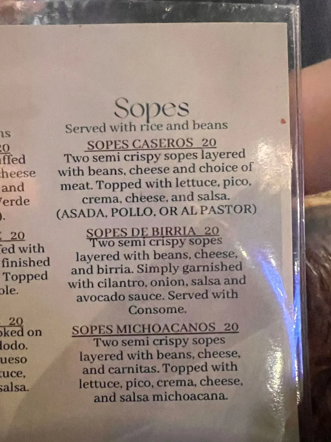 Menu 4