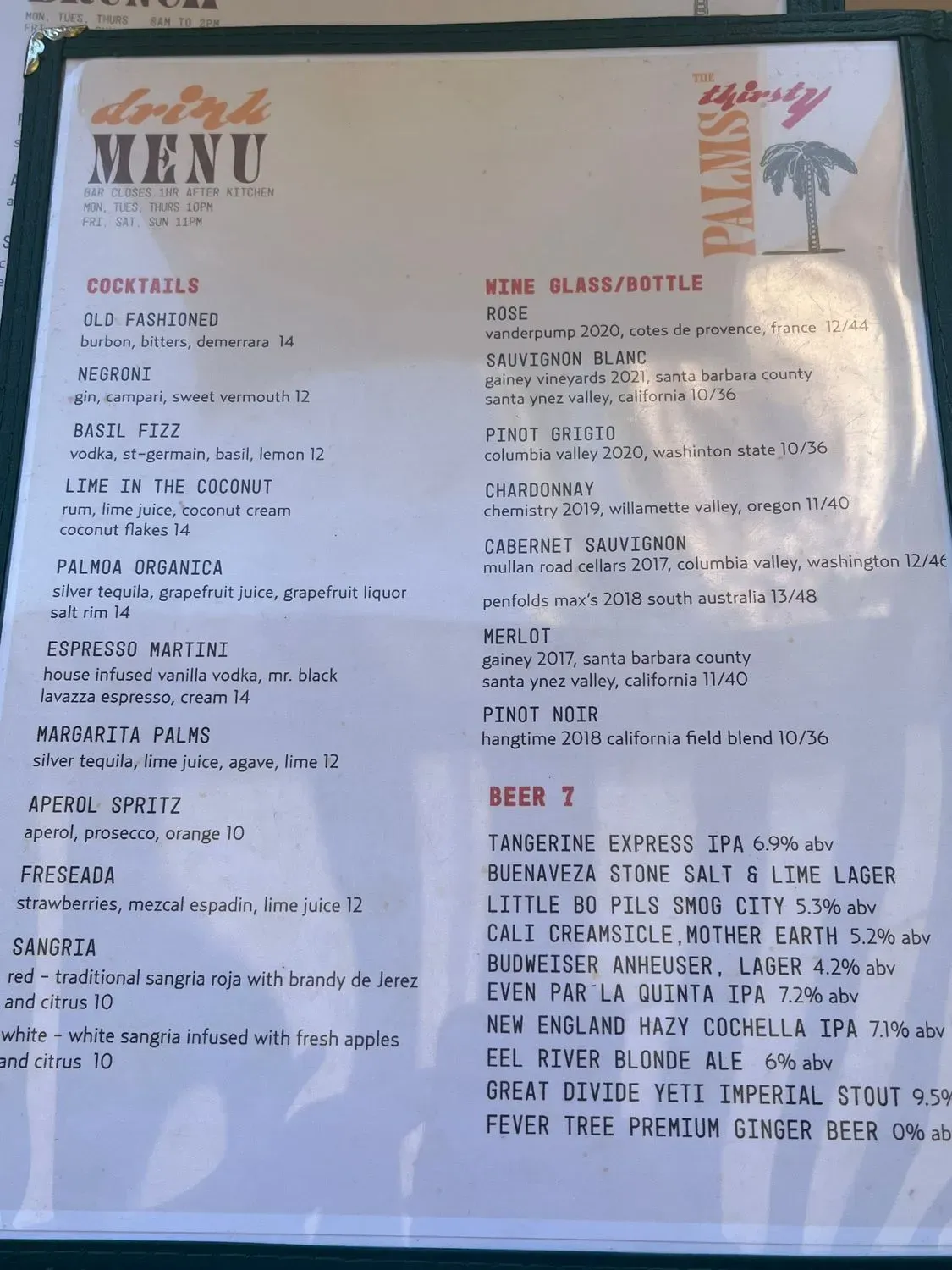 Menu 6