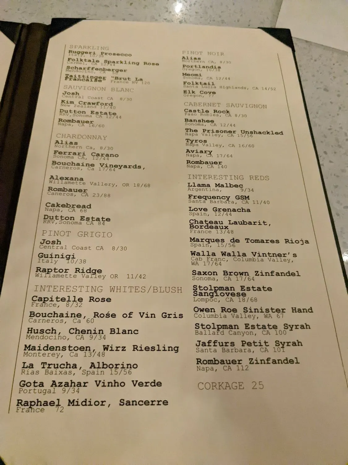 Menu 3