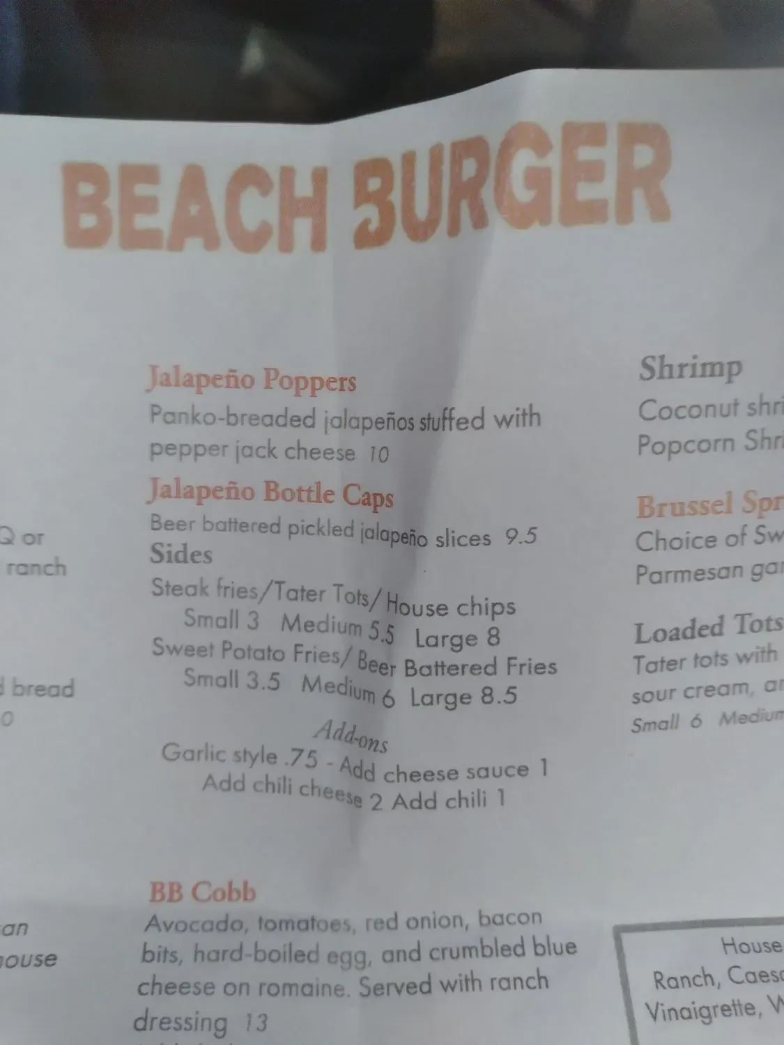 Menu 5