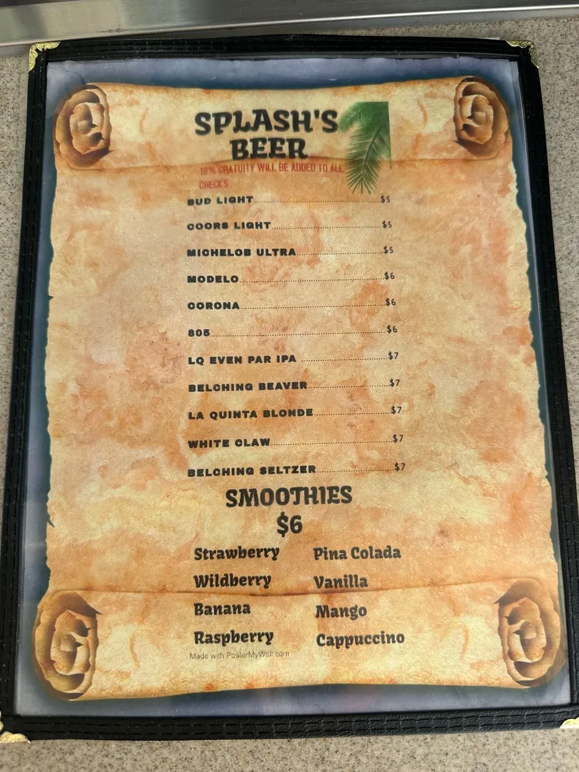 Menu 5