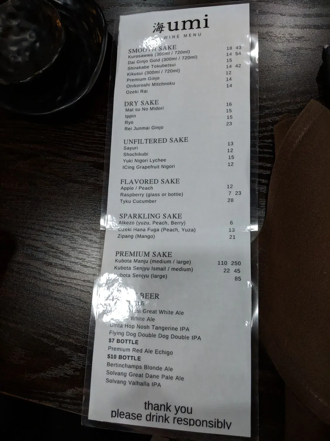 Menu 6