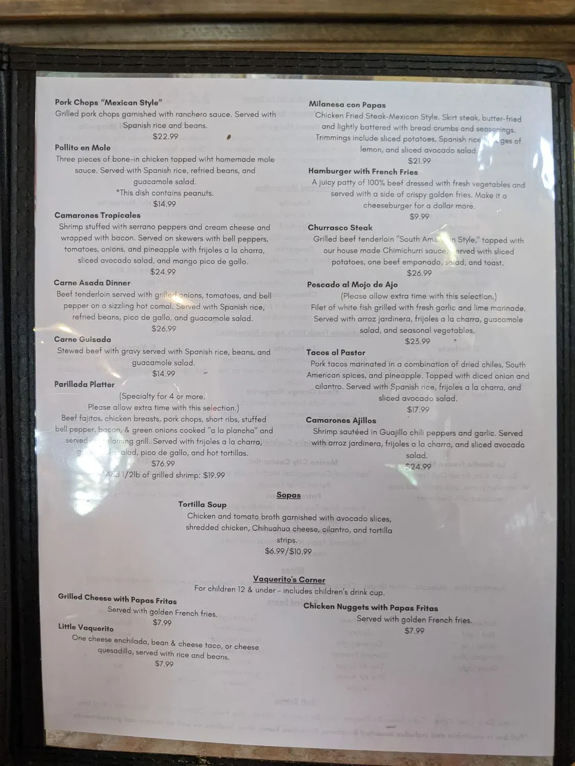 Menu 5