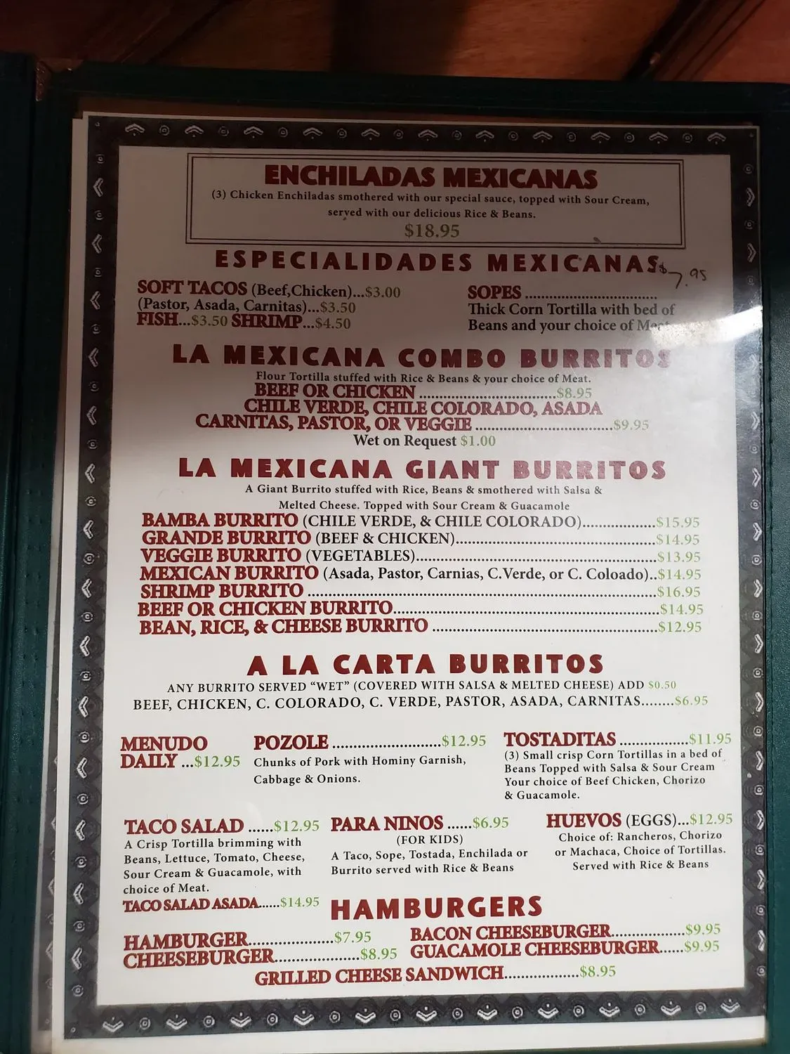 Menu 4