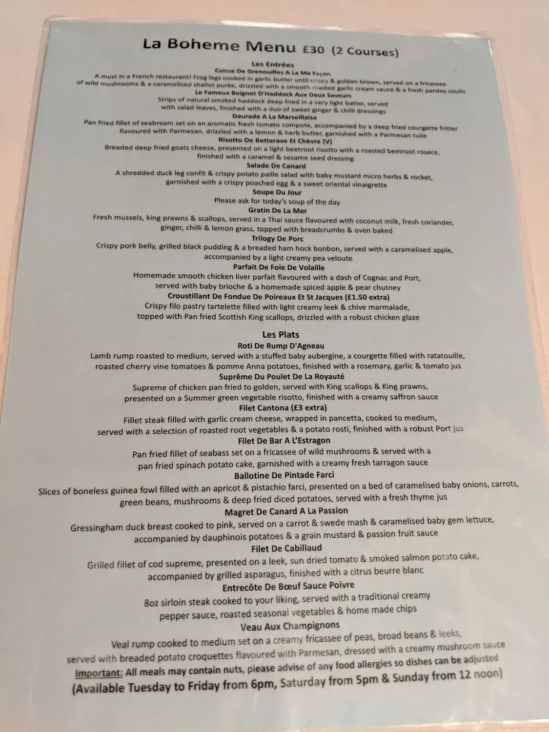 Menu 2