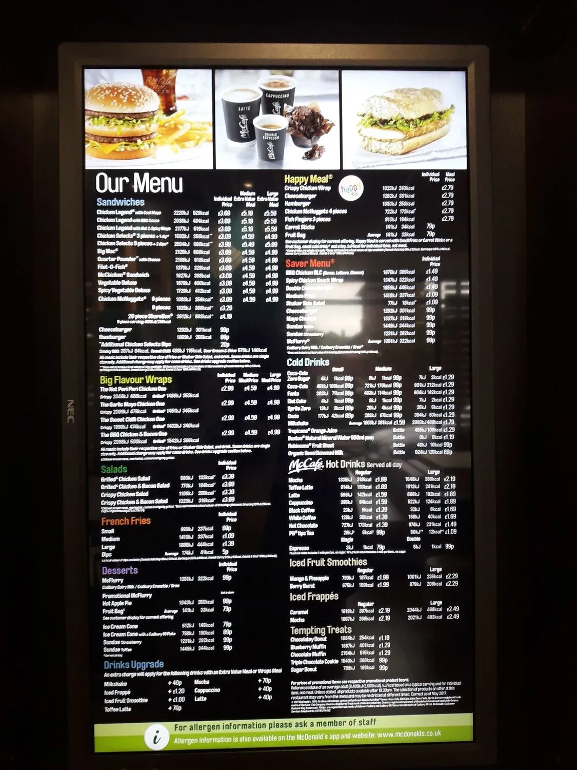 Menu 2