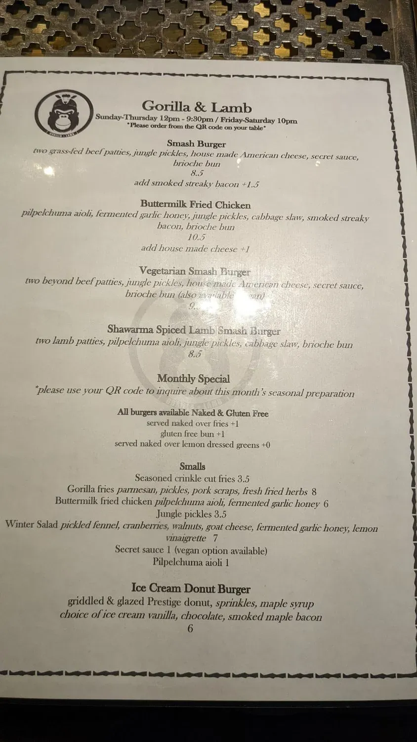 Menu 2