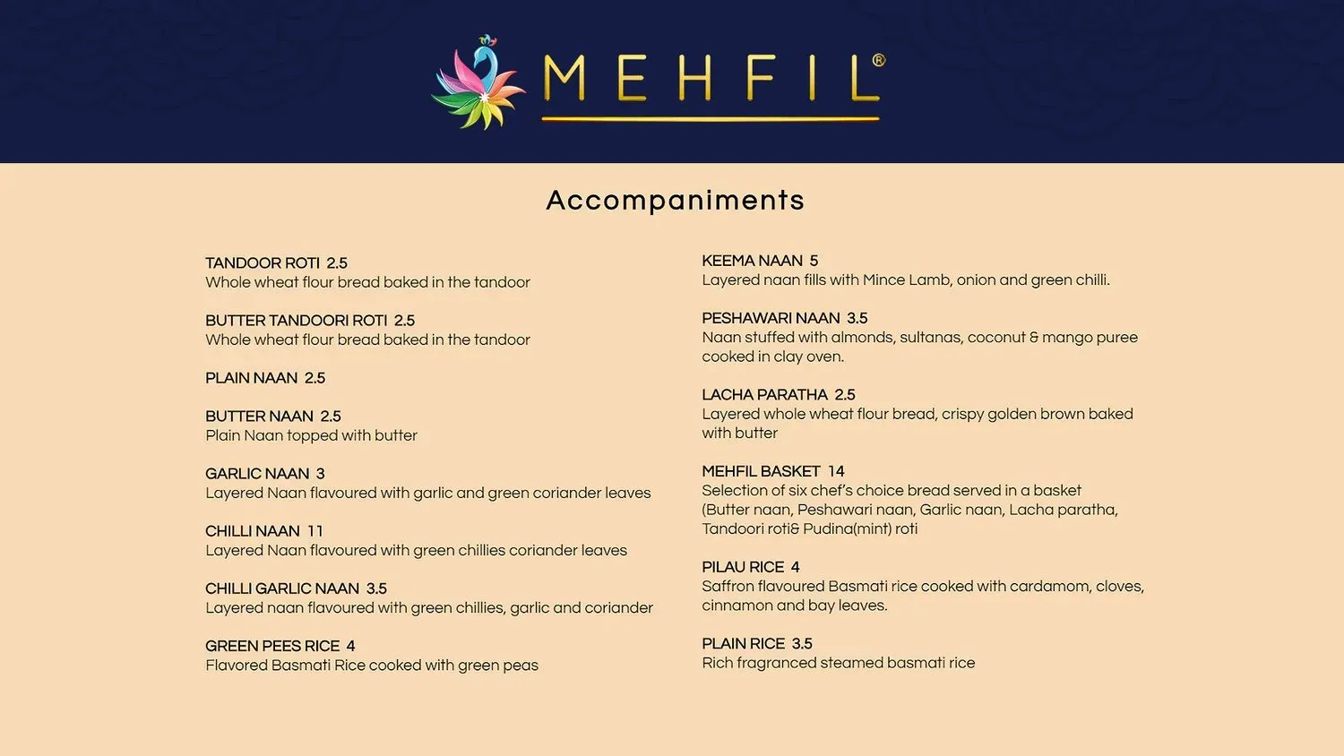 Menu 3