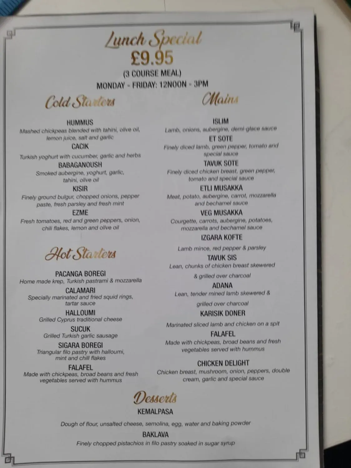 Menu 2