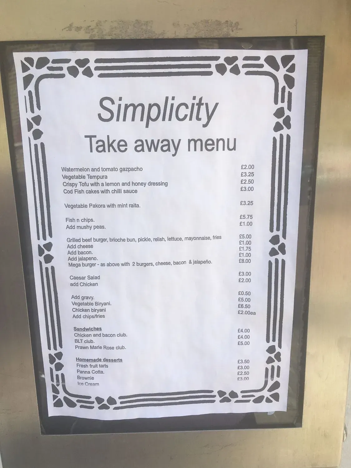 Menu 2