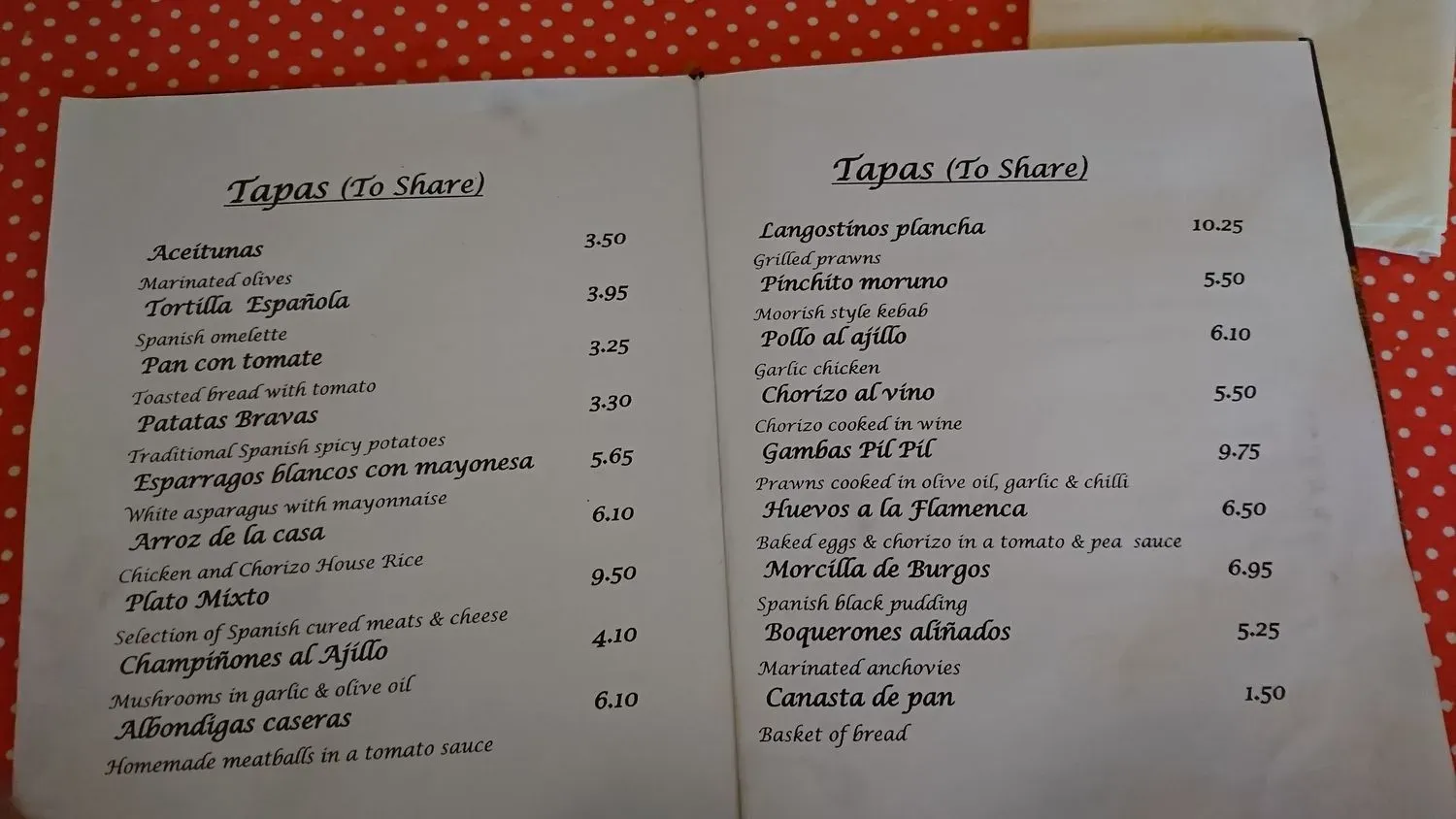 Menu 2