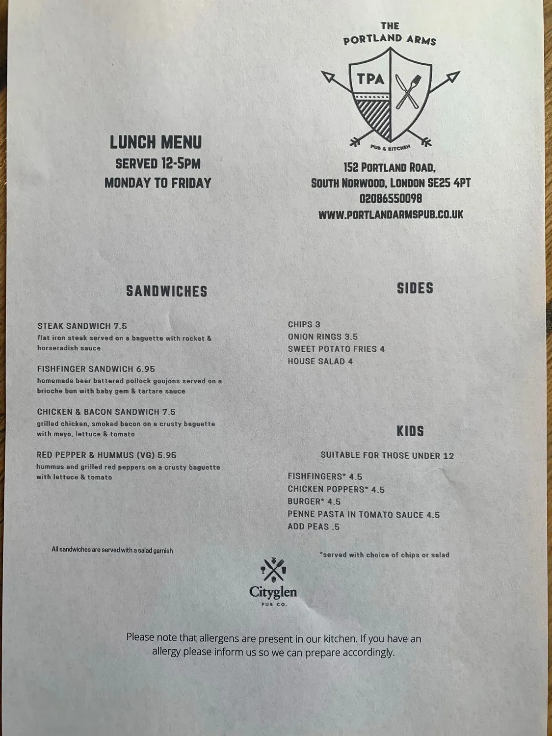 Menu 3