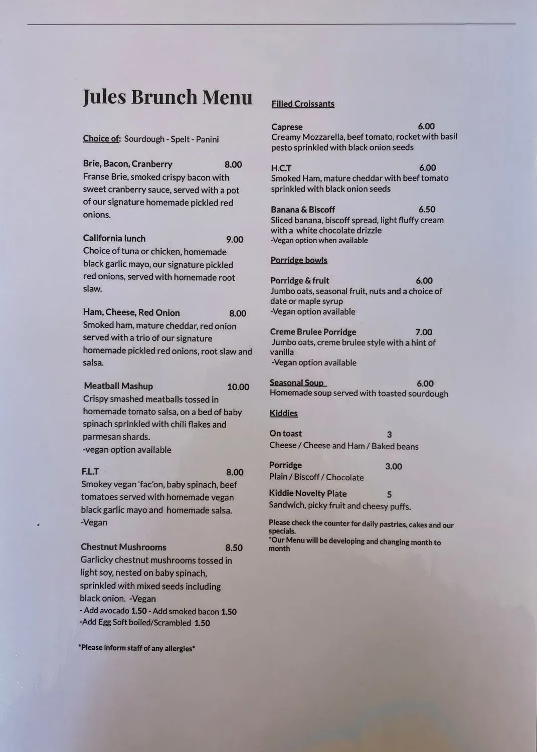 Menu 2