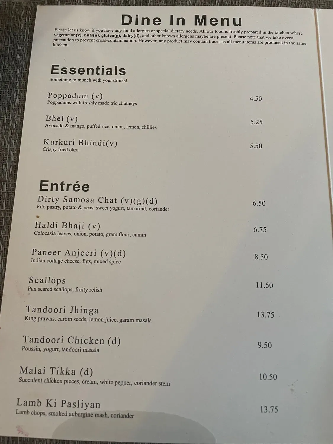 Menu 2