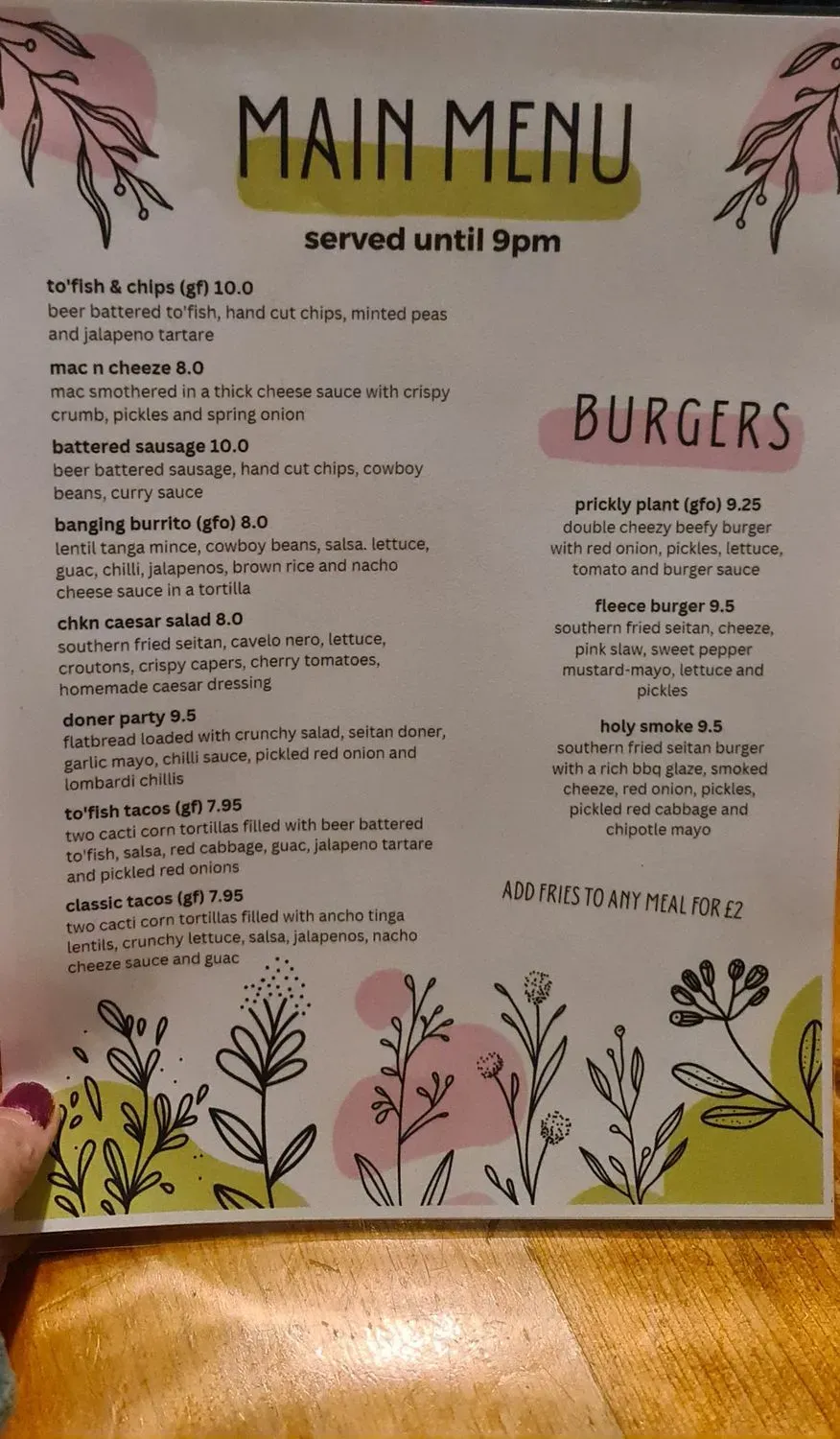 Menu 2