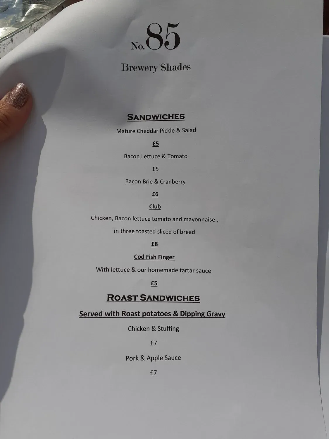 Menu 3