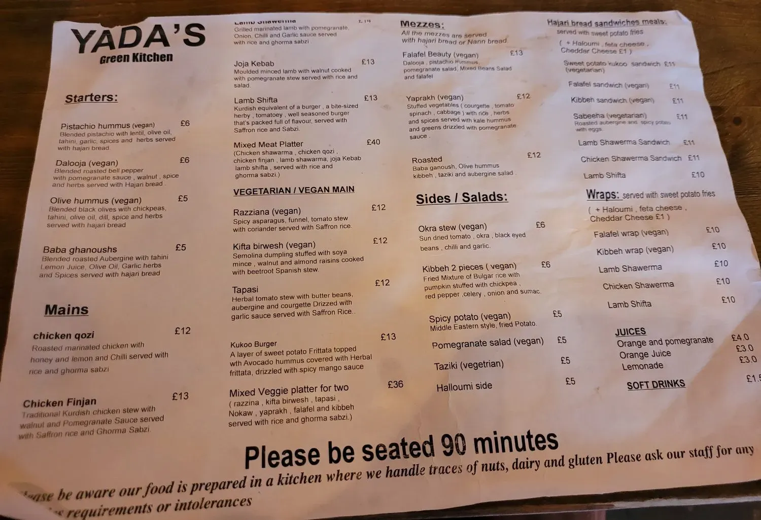 Menu 2