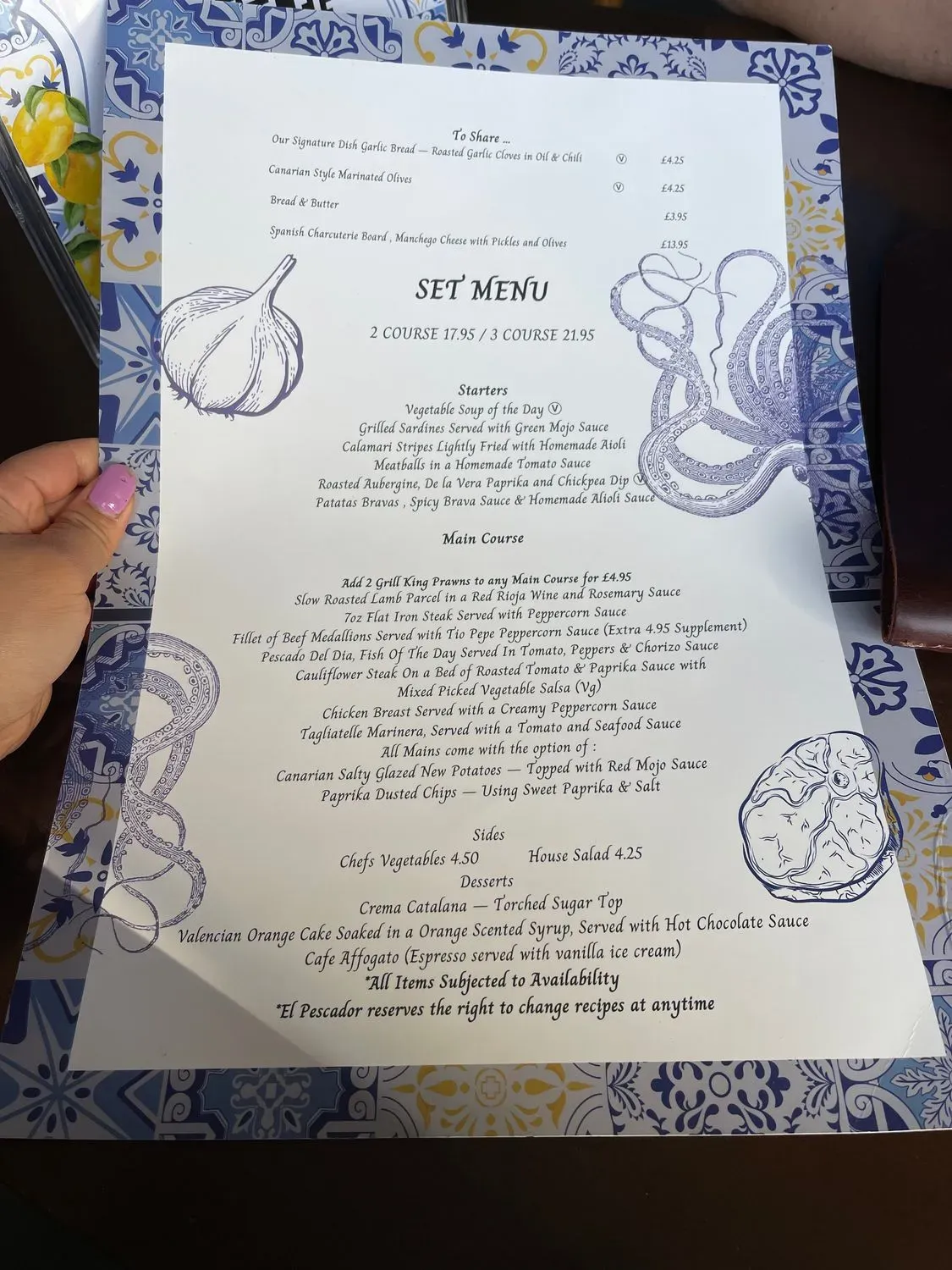 Menu 2