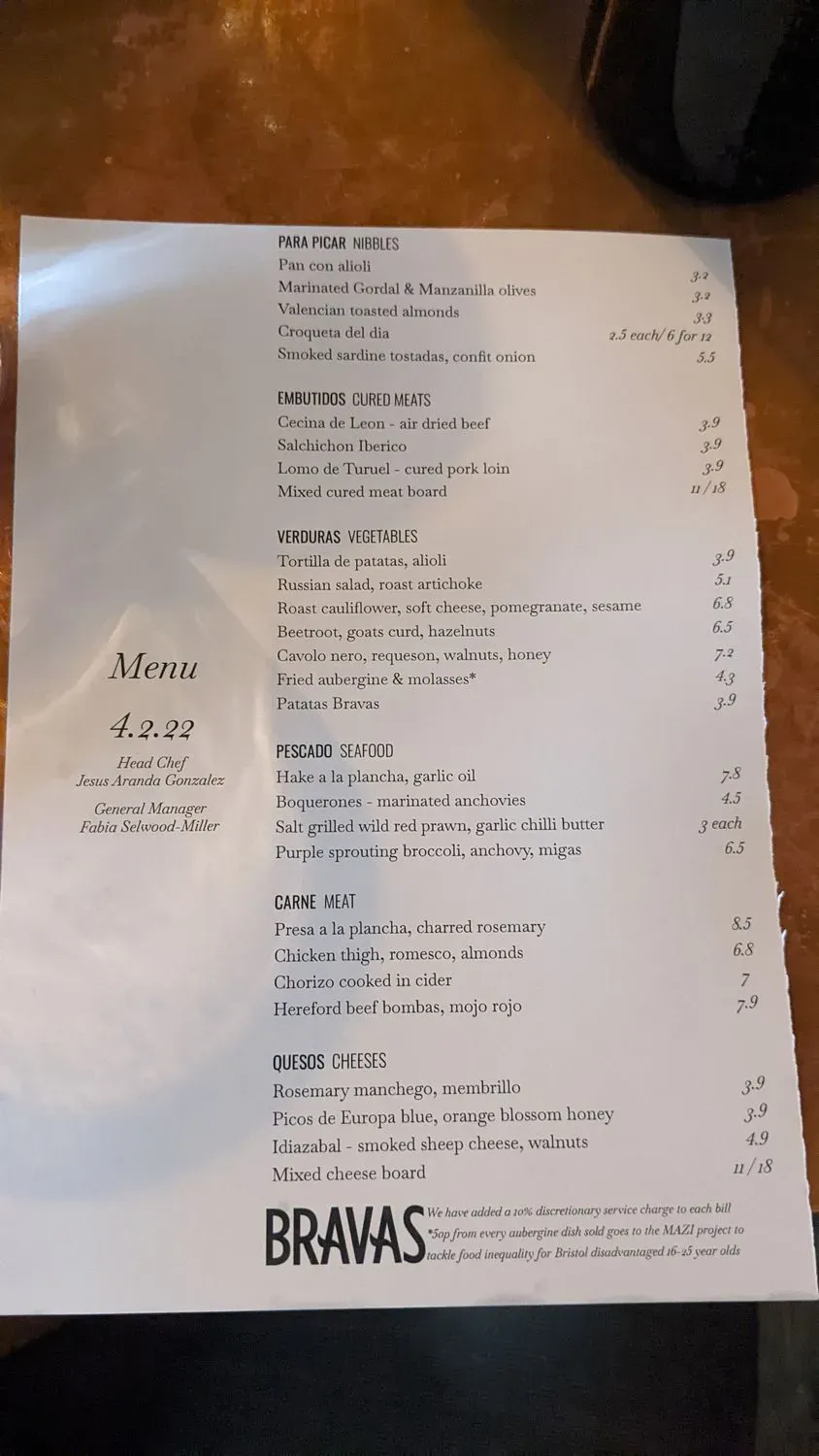 Menu 2