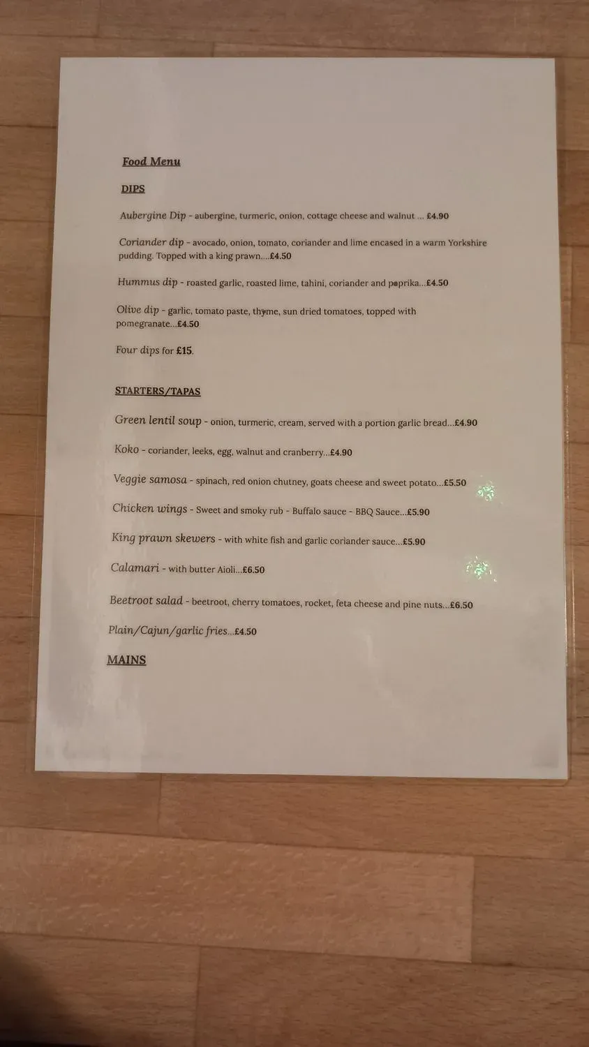 Menu 3