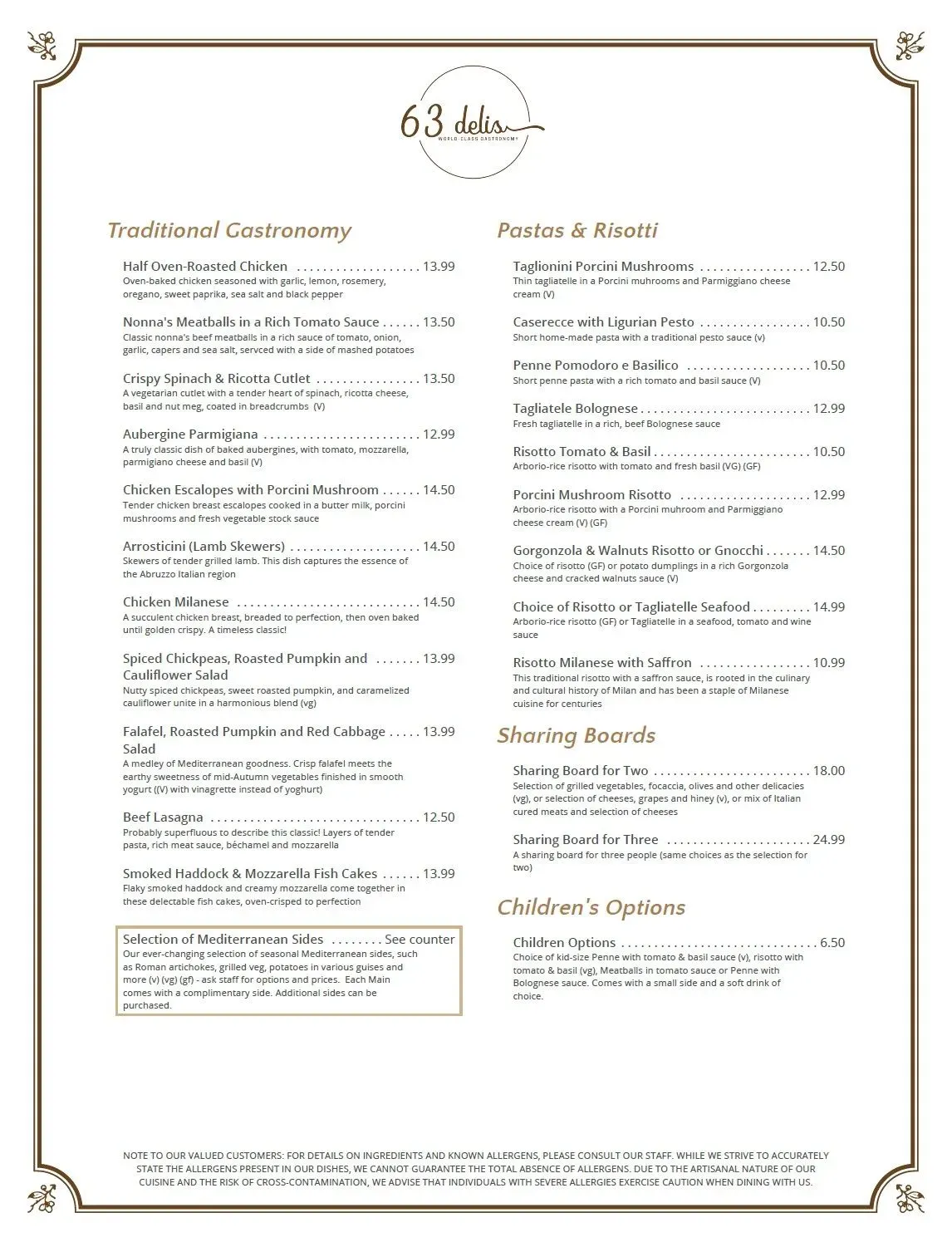 Menu 3