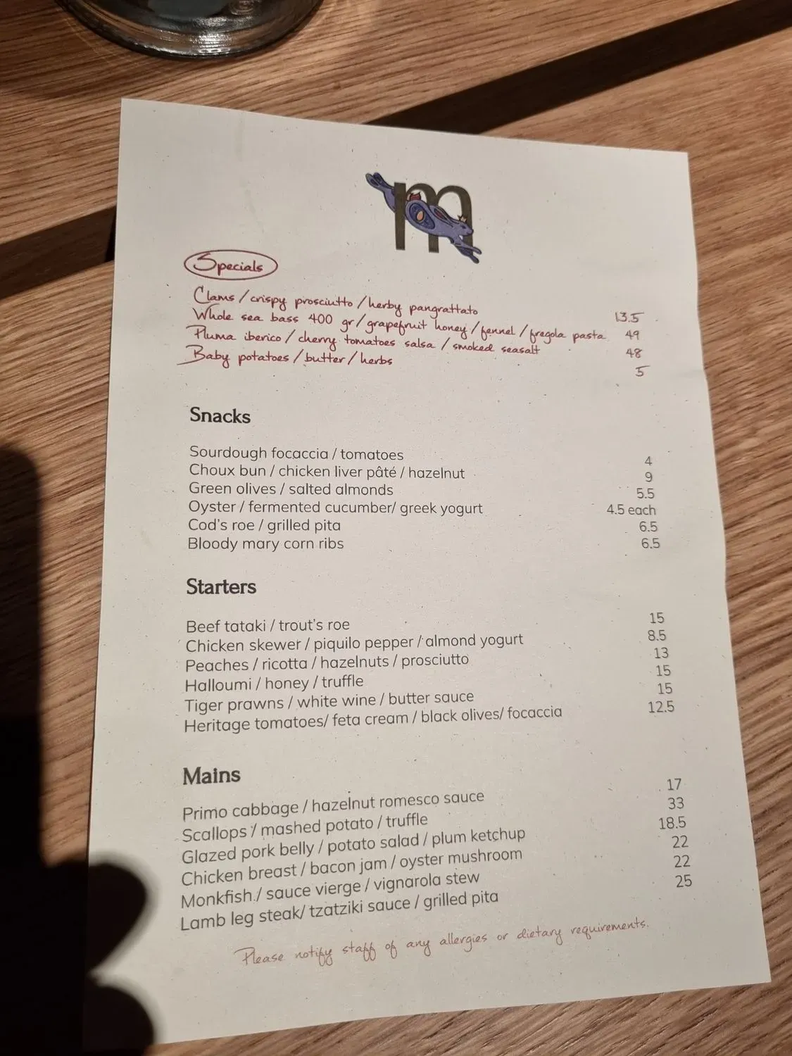 Menu 2