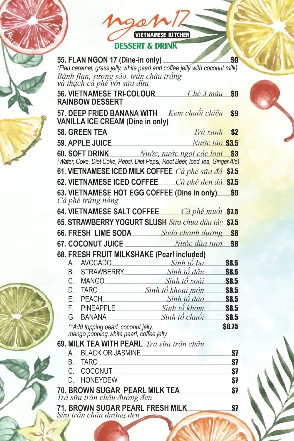 Menu 3